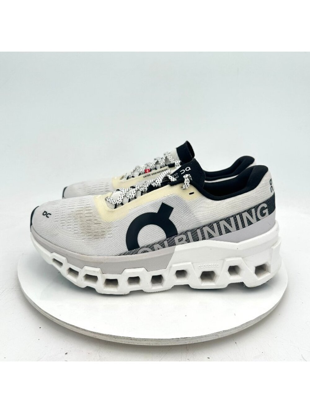On Cloudmonster 2 Swiss Engineering Women Size 9 3WE10110664 White Frost Shoes